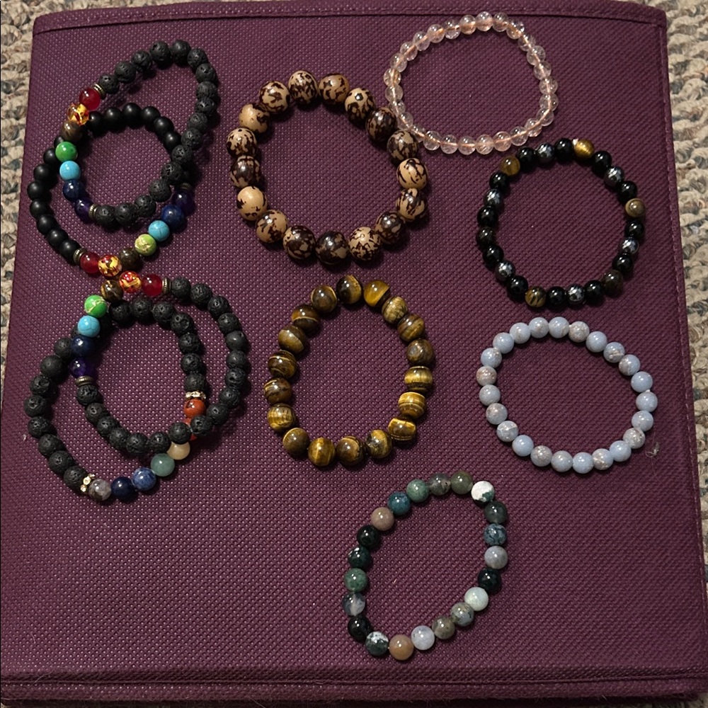 Genuine Stone beaded bracelets